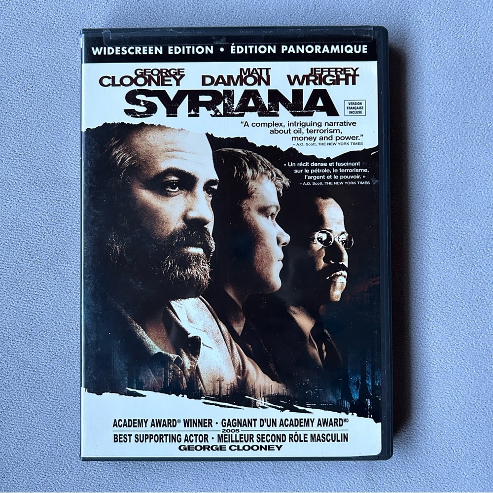 3 for $15 ~ Syriana ~ George Clooney Matt Damon ~ DVD ~ 3 for $15